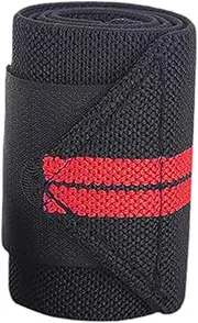 Frediuo Weightlifting Wrist Strap Brace with Thumb Loop Versatile 20.8x3.1inch Breathable Wrist Support for Bodybuilding Accessories