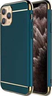 iPhone 11 Pro 3 in 1 Ultra Thin and Slim Hard Case Coated Non Slip DARK GREEN