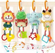 TUMAMA Baby Toys for 0-12 Months, Handbells & Soft Plush