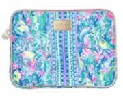 Lilly Pulitzer Laptop Notebook Tablet Sleeve 13x10 Padded Bag Mermaids Cove NWT
