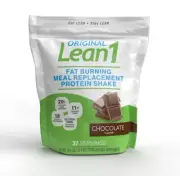 Lean1 Chocolate 5 Pound 37 Servings Fat Burning Meal Replacement