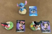Disney Infinity 3.0 Mickey Mouse, Minnie Mouse & Stitch and Cards