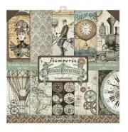 Stamperia VOYAGES FANTASTIQUES 12x12 Paper Pad 10 Double Sided Scrapbook SBBL53
