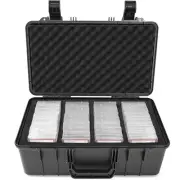 OUUTMEE Graded Card Case - Graded Card Storage Box Compatible with 120+ PSA, ...