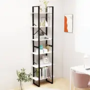 vidaXL Storage Shelves 2 pcs White 60x30x210 cm Chipboard