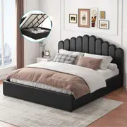 ALFORDSON Bed Frame Gas Lift Storage Base King