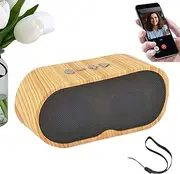 Portable Speaker | Vintage Portable Battery Powered Wireless Speaker,Rechargeable Player Accessories Support TF Card Small Home Decor for Indoor Women Men