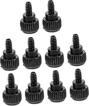 Vaguelly 10pcs Pc Computer Case Small Screws Computer Case Screws Electronic Parts Black Q215a Carbon Steel