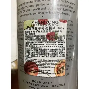 Z'HENRONG水果花園薄荷洗護組 冰涼去油洗髮精