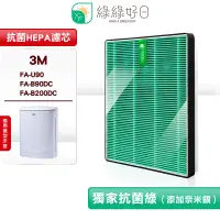 在飛比找PChome24h購物優惠-綠綠好日 適用 3M FA-U90 FA-B90DC FA-