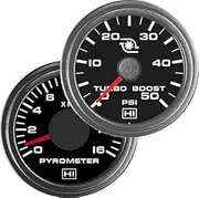 Hewitt Industries Combo Pyrometer & 50PSI Boost Gauge Kit
