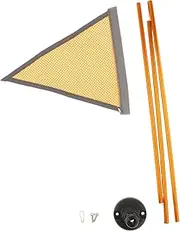 Pegciuho Kayak Accessory with A Stable Base for Dinghies Boats, Orange Flag