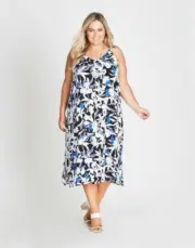 Autograph Floral Printed Dress Size 20