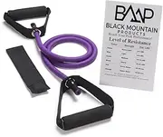 Black Mountain Products Exercise Single Resistance Band with Door Anchor and Starter Guide