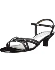 Touch Ups Women's Melanie Ankle Strap Sandal 305M Benjamin Walk 8M Black