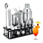 20Pcs750ML Cocktail Shaker Set Stainless Steel Bartending Kit