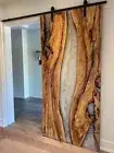 White Epoxy Wall Door, Handmade Bedroom , Living Room Wall Door Decors Furniture