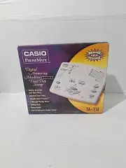 Casio PhoneMate TA-116 Digital Answering Machine With Time Day Stamp New In Box