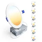 6 Pack 6 Inch LED Recessed Light, Dimmable, 2700K-5000K 5CCT, 1200LM High Bri...