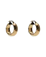 Argento Vivo Silver Hoop Earrings