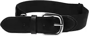 [TENDYCOCO] Elastic Softball Belt Belts Baseballs Belt for Men Waist Belt But Belt Mens Belt Adult Baseball Belt Mens Baseball Belt Softballs Belt for Women Softballs Belt Women Pu Black