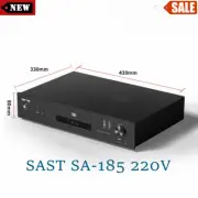 SAST SA-185 220V CD Player Bluetooth5.2 Support DTS5.1/2.0 Built-in 6S6 Tube x 2
