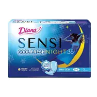 在飛比找蝦皮購物優惠-戴安娜 Sensi Night Cool 35cm 衛生巾帶