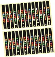 FUNOMOCYA Guitar Fretboard Sticker Set 10pcs Decals for 6 String Acoustic Electric Guitars