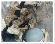 Silver Halide Photo World Trade Center 9/11 Ground Zero Overhead View