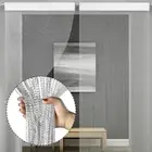 Hanging Beaded Door Shiny String Curtain Tassel Line Divider Drape Valance