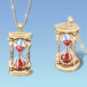 Wicked Witch Of The West Hourglass Pendant Necklace
