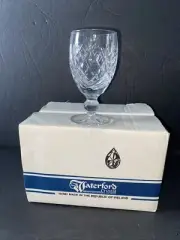 Set of 6 Vintage Waterford Crystal DONEGAL Pattern Claret Wine Glasses 4 1/2”