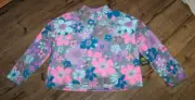 Girls Athletic Works MicroFleece Pullover Top with Front Top Zip - XXL (18) NEW