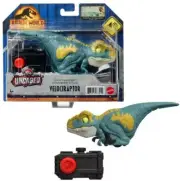 Mattel - Jurassic World Dominion Uncaged Click Tracker Velociraptor, Blue [New T
