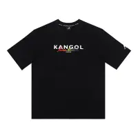 在飛比找蝦皮商城優惠-KANGOL 短袖T恤 黑色 彩色草寫刺繡 61251003