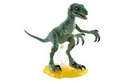 Jurassic World Toys Amber Collection Velociraptor Delta 6-in Collectible Dinosaur Action Figure with Movie-Authentic Detail, Movable Joints Figure Display Stand for Ages 8 Years Up