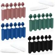 4Colors Mini Ice Cube Stick Tray with Lid, Silicone Ice Tube Making Trays, Ic...