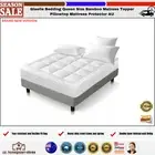 Giselle Bedding Queen Size Bamboo Matress Topper Pillowtop Mattress Protector AU