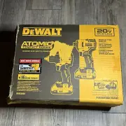 New ! DCK225D2 ATOMIC 20V MAX Brushless Compact Impact & Drill/Driver Combo Kit