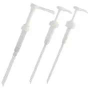 3 Pcs Beverage Extruder Dispensing Pump Syrup Squeeze Bottles Office Travel