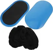 CLISPEED 1 Set Portable Fitness Sliders Oval Sliding Discs for Core Workouts Exercise Equipment for Home Gym Enhance Coordination Flexibility Convenient for High Intensity Training
