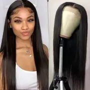 Lace Front Wigs Human Hair Straight Lace Closure Wigs for Black Women 150% Densi