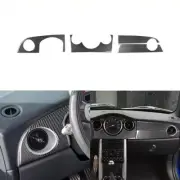 For Mini Cooper R50 R53 2005-06 Interior Dashboard Panel 4Pcs Carbon Fiber Trim (for: Mini)