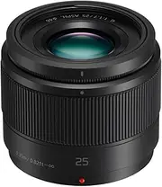 PANASONIC LUMIX G Lens, 25MM, F1.7 ASPH., MIRRORLESS Micro Four Thirds, H-H025K (USA Black)