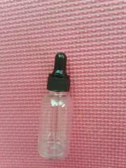 30ml PET plastic liquid bottle with glass pipette plastic boston dropper bottles