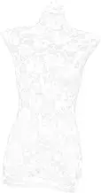 PLAFOPE Female Dress Form Cover Lace Accessory for Mannequin Lightweight Washable Cloth Cover for Home Shop Use Random Pattern
