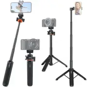 UURIG 21.6" Extension Pole Tripod, Mini Selfie Stick Tripod Stand Handle Grip...