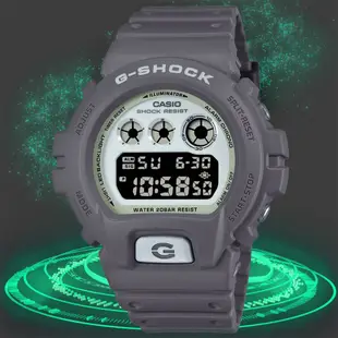 CASIO 卡西歐 G-SHOCK 時尚深灰 電子腕錶 母親節 禮物 50mm / DW-6900HD-8