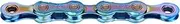 KMC X12 Waxed 12 Speed Chain, Aurora Blue, 126 Link