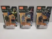 NEW 3 Mega Construx Halo Infinite- Hyperius, Master Chief, Jackal Freebooter